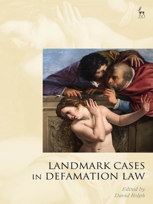 cover image of Landmark Cases in Defamation Law
